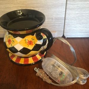 Gold Canyon Patchwork Pottery Wax Pod Warmer